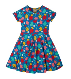 Frugi kleit SKATER / Lotus bloom