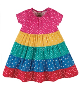 Frugi kleit DOROTHY / vikerkaar