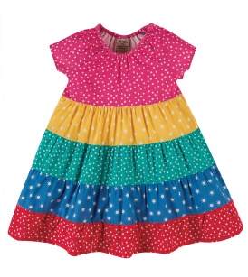 Frugi kleit DOROTHY / vikerkaar