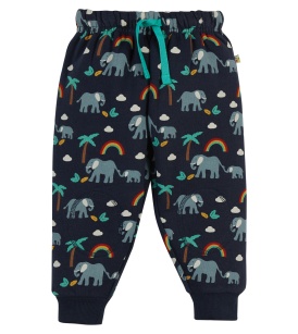 Frugi põlvelappidega püksid SNUGGLE / elevandid & vikerkaared